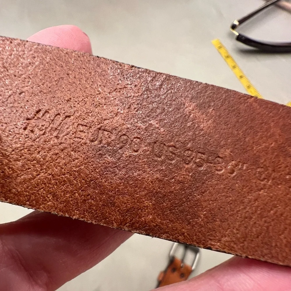 H&M Classic Brown Leather Belt 35-36”‎ US / EU 90